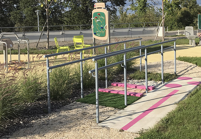 Parcours pour les activités physiques adaptées