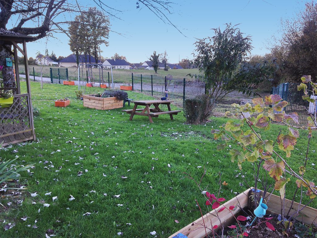 Le jardin du MAS de Sainte-féréole avant les travaux