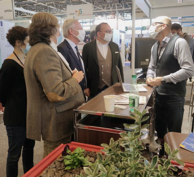 Stand d'Expressions Jardin au salon de la Sylver Economy