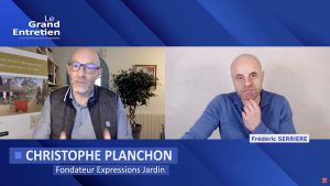image de l'entretien en visioconférence entre Frédéric Serrière et Christophe Planchon