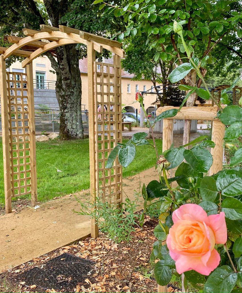Le jardin adapté est bénéfique aux résidents comme aux salariés