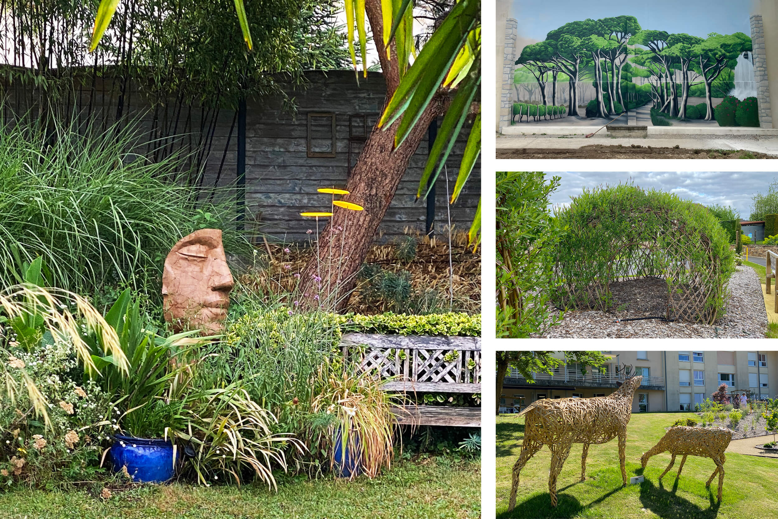 Land'art, pèle-mêle de photos de jardins
