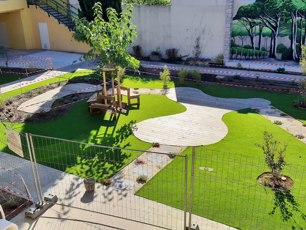 Vue du jardin avant plantation