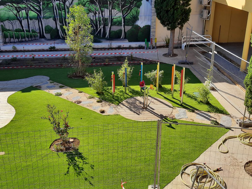 Vue du jardin avant plantation