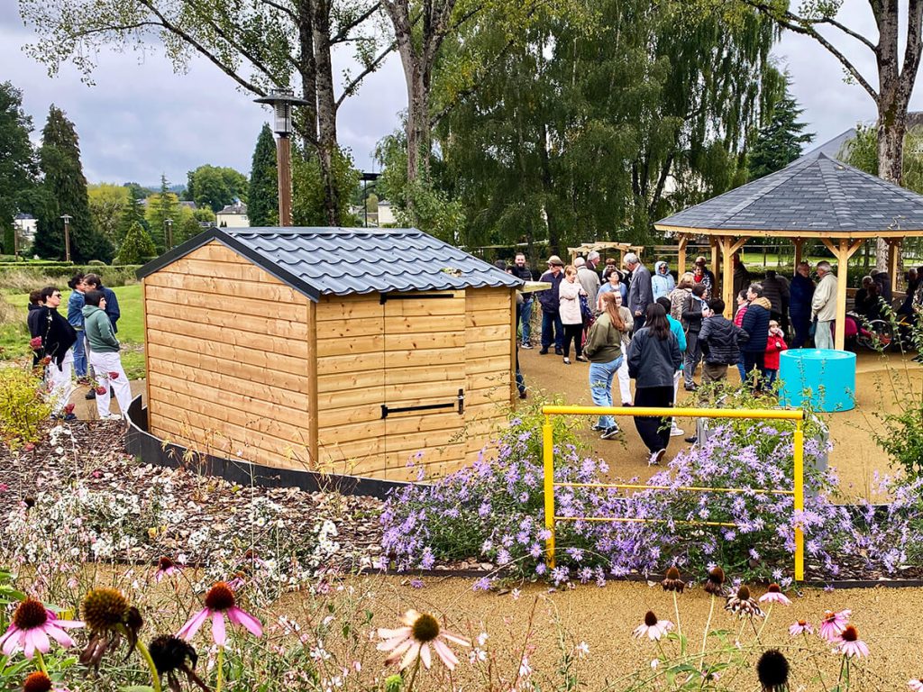 inauguration jardin thérapeutique à l'EHPAD d'Égleton